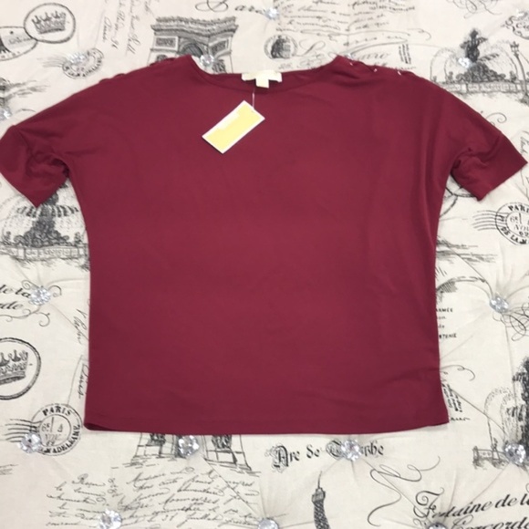 Michael Michael Kors Grommet-Sleeve Top - Picture 2 of 6